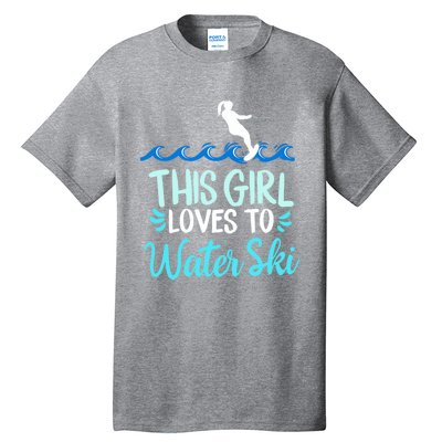 This Loves To Water Ski Meaningful Gift Tall T-Shirt