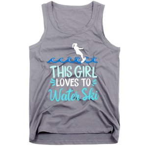 This Loves To Water Ski Meaningful Gift Tank Top