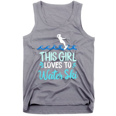 This Loves To Water Ski Meaningful Gift Tank Top