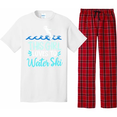 This Loves To Water Ski Meaningful Gift Pajama Set