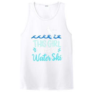 This Loves To Water Ski Meaningful Gift PosiCharge Competitor Tank