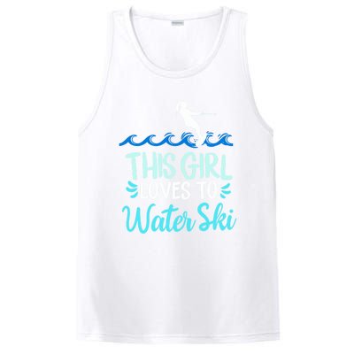 This Loves To Water Ski Meaningful Gift PosiCharge Competitor Tank