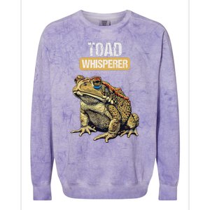 Toads Lovers Toad Whisperer Colorblast Crewneck Sweatshirt