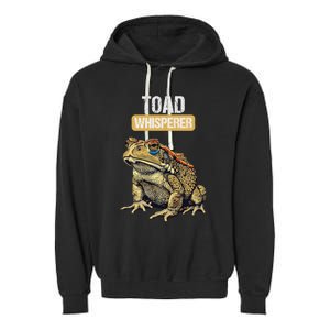 Toads Lovers Toad Whisperer Garment-Dyed Fleece Hoodie