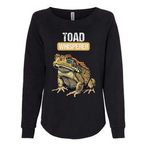 Toads Lovers Toad Whisperer Womens California Wash Sweatshirt