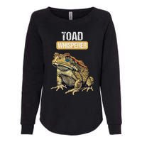 Toads Lovers Toad Whisperer Womens California Wash Sweatshirt