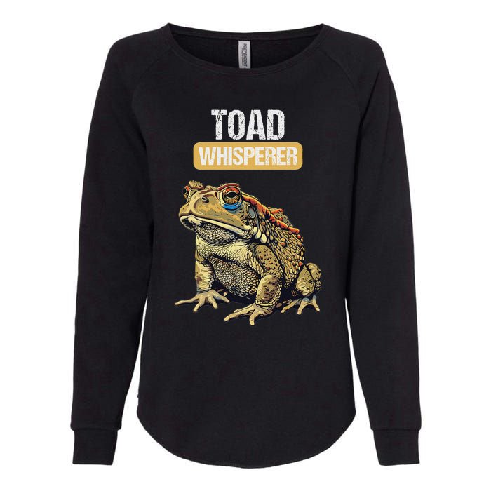 Toads Lovers Toad Whisperer Womens California Wash Sweatshirt