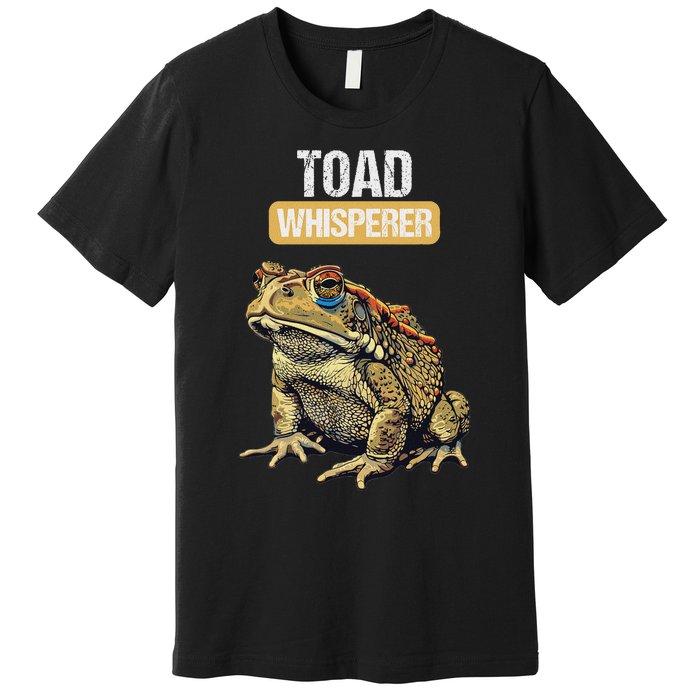 Toads Lovers Toad Whisperer Premium T-Shirt