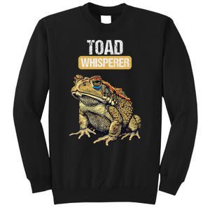 Toads Lovers Toad Whisperer Tall Sweatshirt