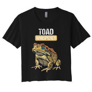 Toads Lovers Toad Whisperer Women's Crop Top Tee