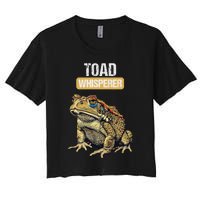 Toads Lovers Toad Whisperer Women's Crop Top Tee