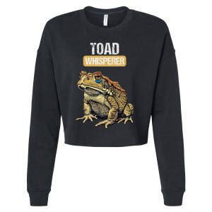 Toads Lovers Toad Whisperer Cropped Pullover Crew