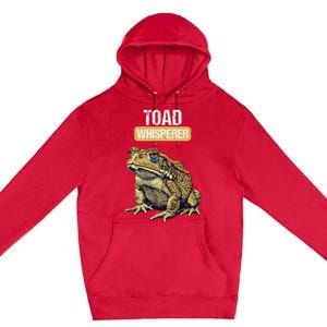 Toads Lovers Toad Whisperer Premium Pullover Hoodie