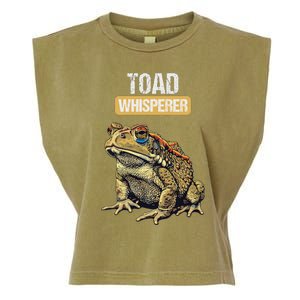 Toads Lovers Toad Whisperer Garment-Dyed Women's Muscle Tee