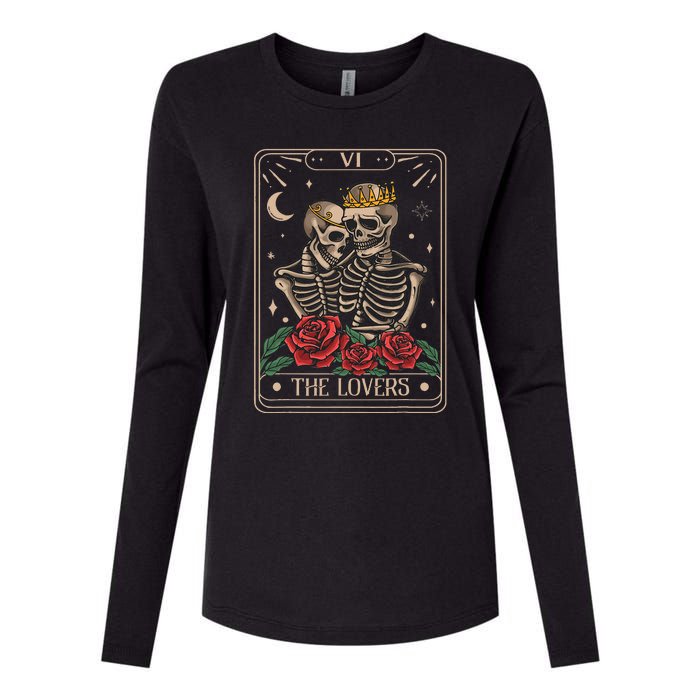 The Lovers Tarot Card Vintage The Lovers Tarot Womens Cotton Relaxed Long Sleeve T-Shirt