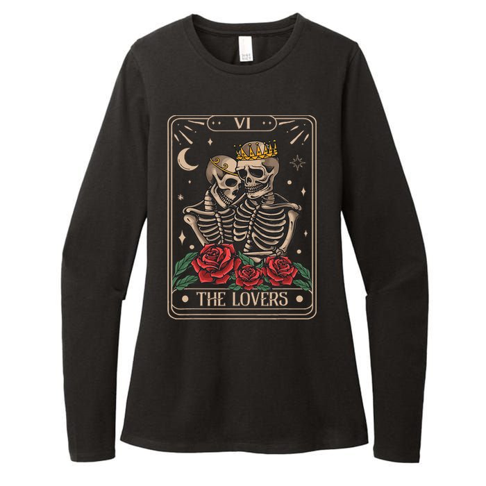 The Lovers Tarot Card Vintage The Lovers Tarot Womens CVC Long Sleeve Shirt