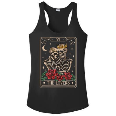 The Lovers Tarot Card Vintage The Lovers Tarot Ladies PosiCharge Competitor Racerback Tank