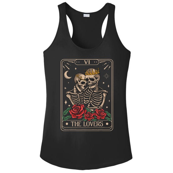 The Lovers Tarot Card Vintage The Lovers Tarot Ladies PosiCharge Competitor Racerback Tank