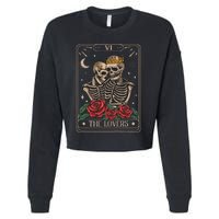 The Lovers Tarot Card Vintage The Lovers Tarot Cropped Pullover Crew