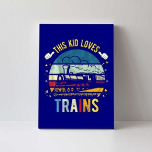 This Loves Trains Canvas