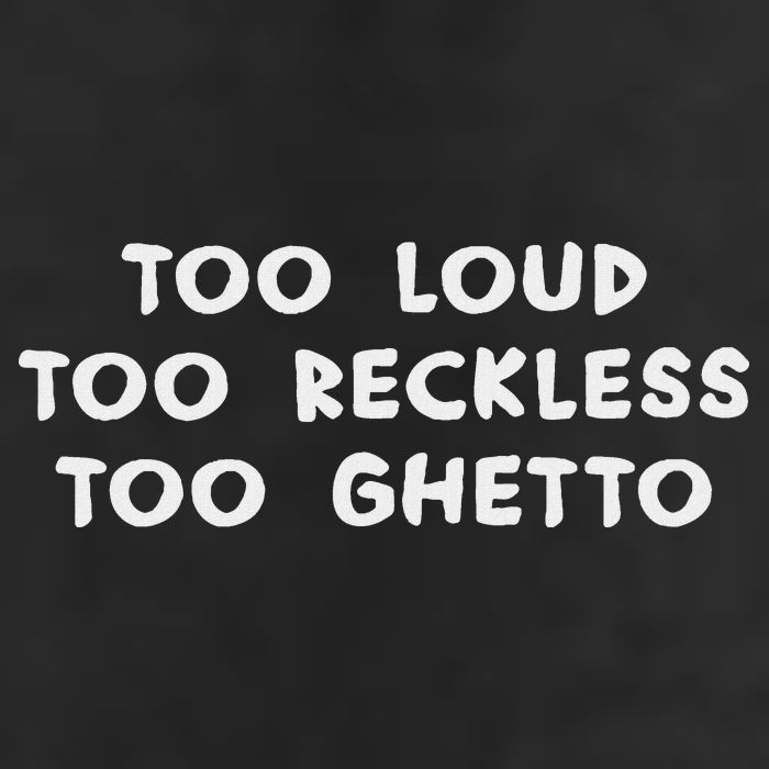 Too Loud Too Reckless Too Ghetto Black History Month Adult Drive Performance Visor
