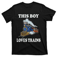 This Loves Trains Gift Wagon Lover T-Shirt