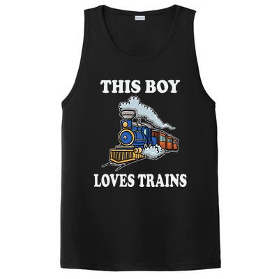 This Loves Trains Gift Wagon Lover PosiCharge Competitor Tank