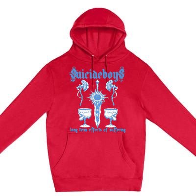 The Long Term Effects Of Vintage Retro Suffering Premium Pullover Hoodie