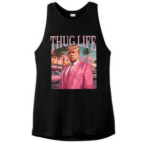 Thug Life Trump 2024 Ladies PosiCharge Tri-Blend Wicking Tank