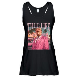 Thug Life Trump 2024 Ladies Essential Flowy Tank