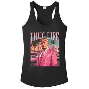 Thug Life Trump 2024 Ladies PosiCharge Competitor Racerback Tank