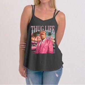 Thug Life Trump 2024 Women's Strappy Tank