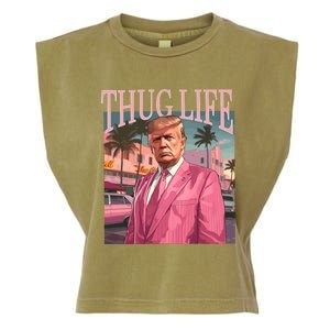 Thug Life Trump 2024 Garment-Dyed Women's Muscle Tee