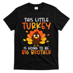 This Little Turkey Is Going To Be A Big Brother Thanksgiving T-Shirt