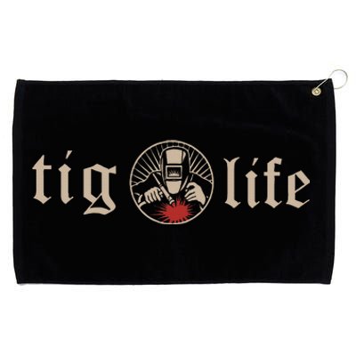 Tig Life Tungsten Inert Gas Welder Gtaw Arc Welding Grommeted Golf Towel