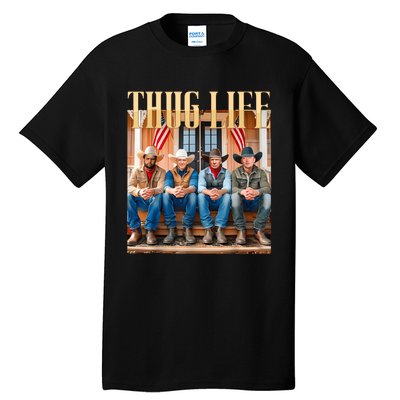 Thug Life Trump Vance Kennedy Elon Tall T-Shirt