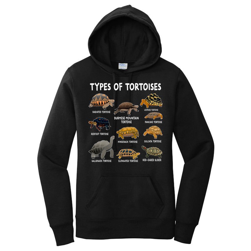 Tortoise Lover Types Of Tortoises Women's Pullover Hoodie