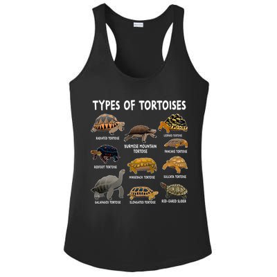 Tortoise Lover Types Of Tortoises Ladies PosiCharge Competitor Racerback Tank