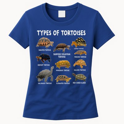Tortoise Lover Types Of Tortoises Womens T-Shirt
