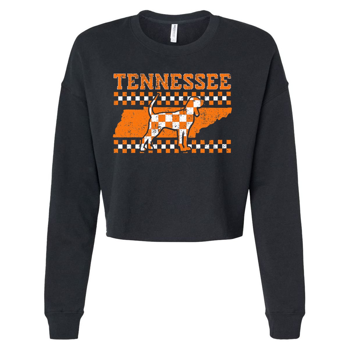 Tennessee Lovers Tennessee Souvenir Cropped Pullover Crew