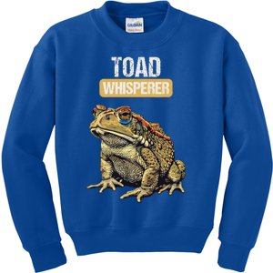 Toads Lovers Toad Whisperer Kids Sweatshirt