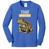 Toads Lovers Toad Whisperer Kids Long Sleeve Shirt