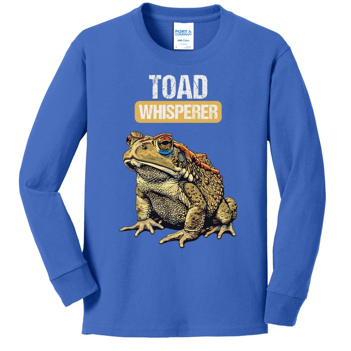 Toads Lovers Toad Whisperer Kids Long Sleeve Shirt