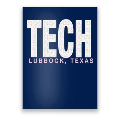 Tech Lubbock Texas Poster
