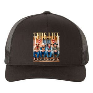 Thug Life Trump Vance Kennedy Elon Yupoong Adult 5-Panel Trucker Hat