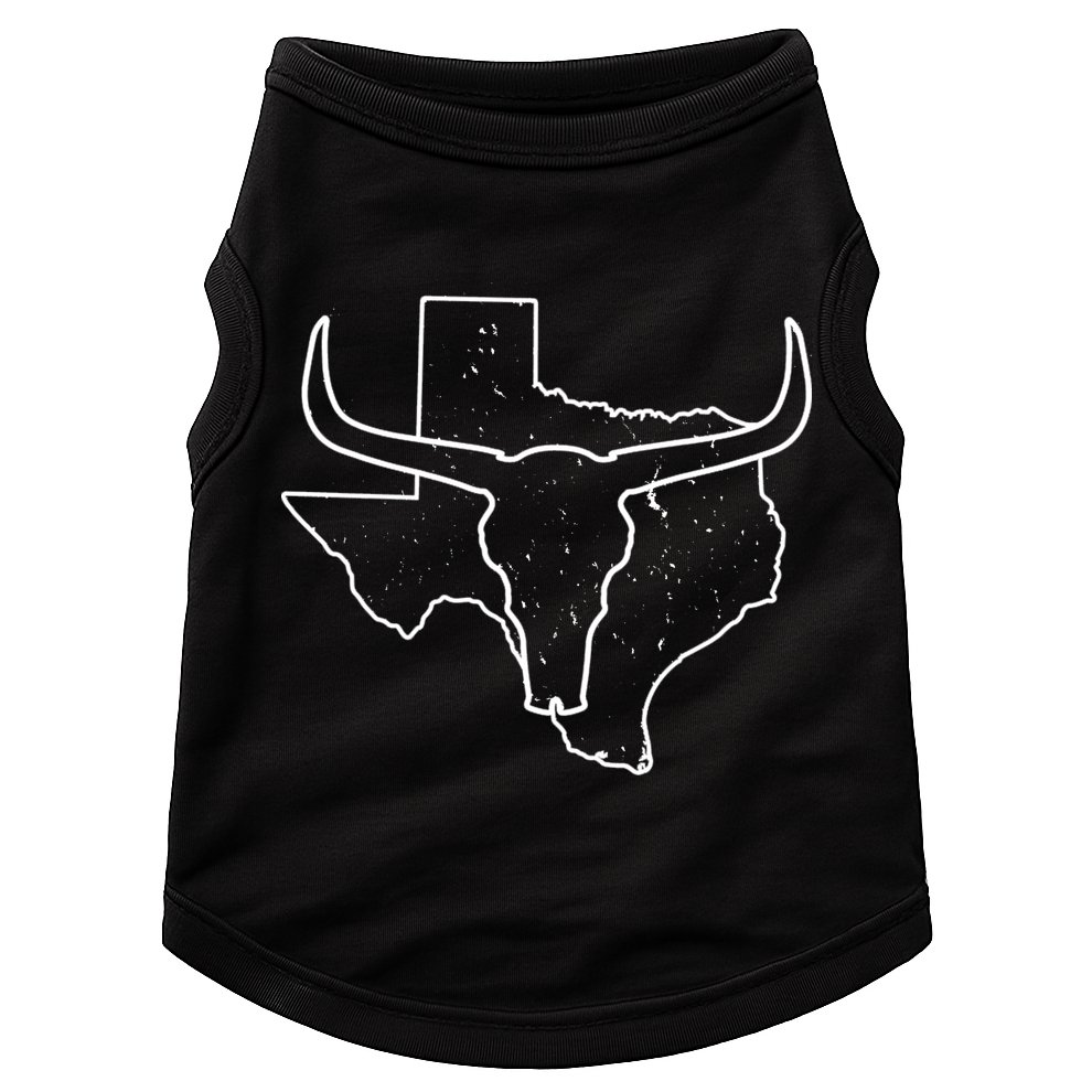 Texas Bull Horns Doggie Tank