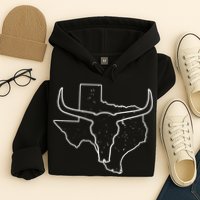 Texas Bull Horns Hoodie