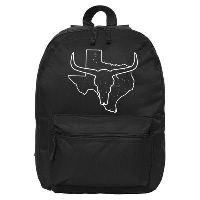 Texas Bull Horns 16 in Basic Backpack