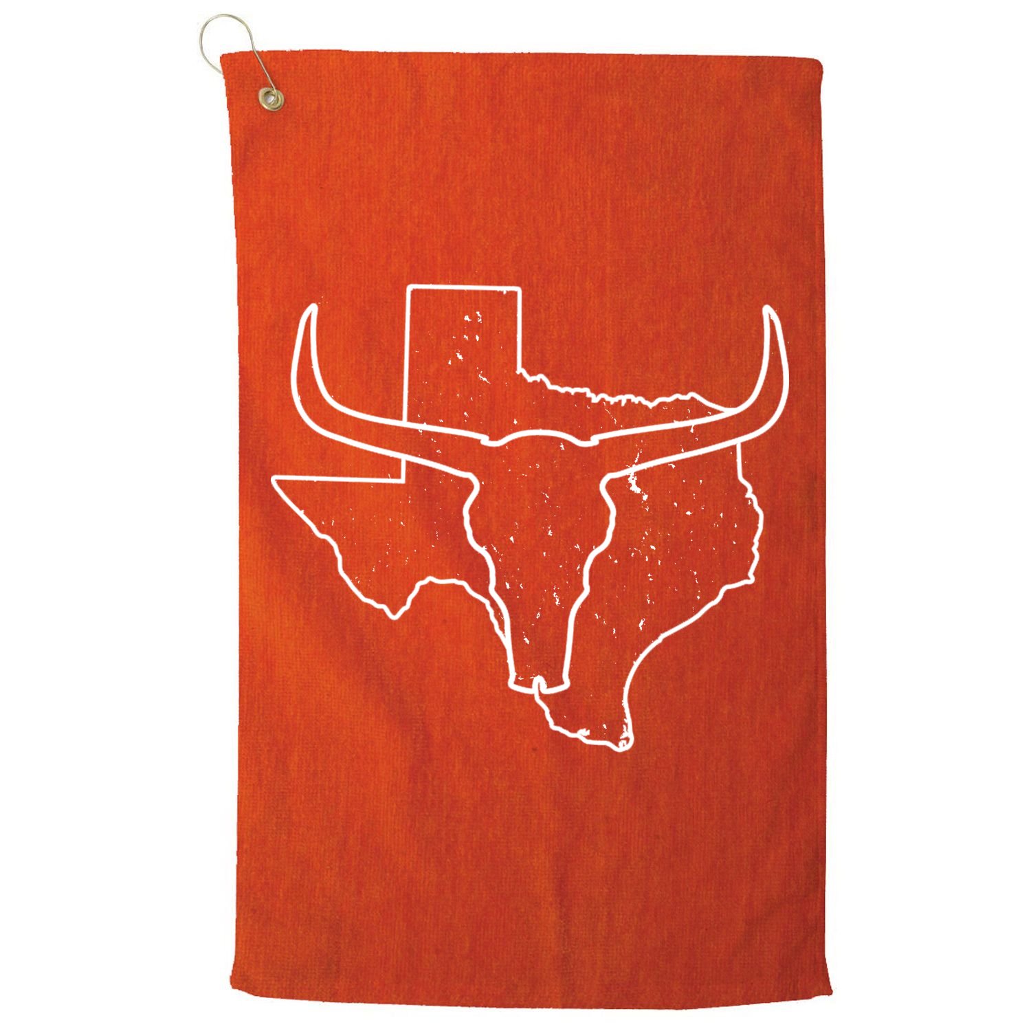 Texas Bull Horns Golf Towel