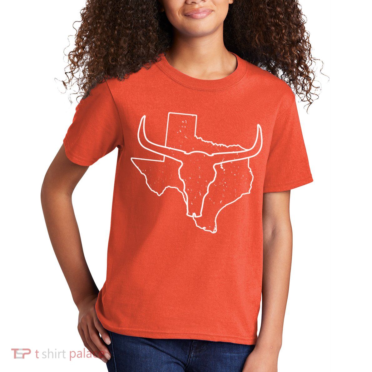 Texas Bull Horns Kids T-Shirt